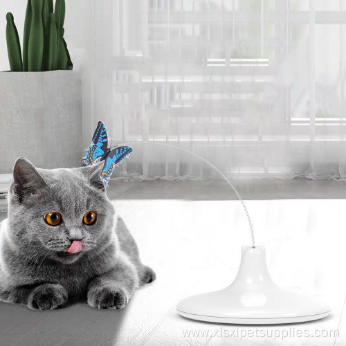 Butterfly Cat Toy Lifelike Flying Movement Realistic